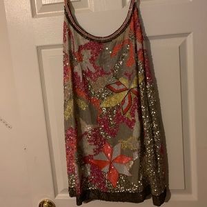 All saints sequin dress